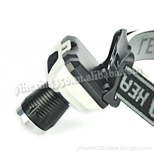 Boruit RJ-0434 Zoom Mini LED Headlamp with Red Light